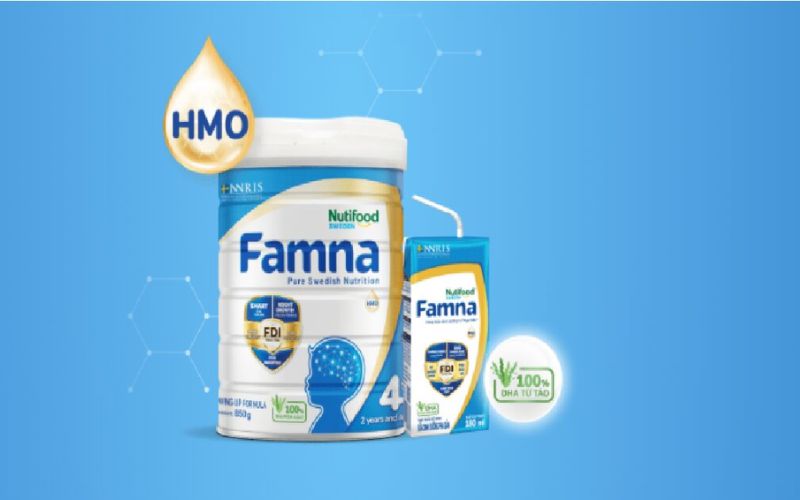 Famna – sữa tăng chiều cao cho bé uy tín, được nhập khẩu từ Thụy Điển