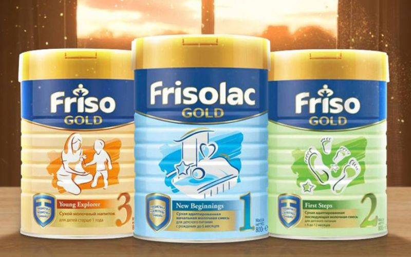 Sữa bột Frisolac Gold là sữa bột của thương hiệu FrieslandCampina (Hà Lan)