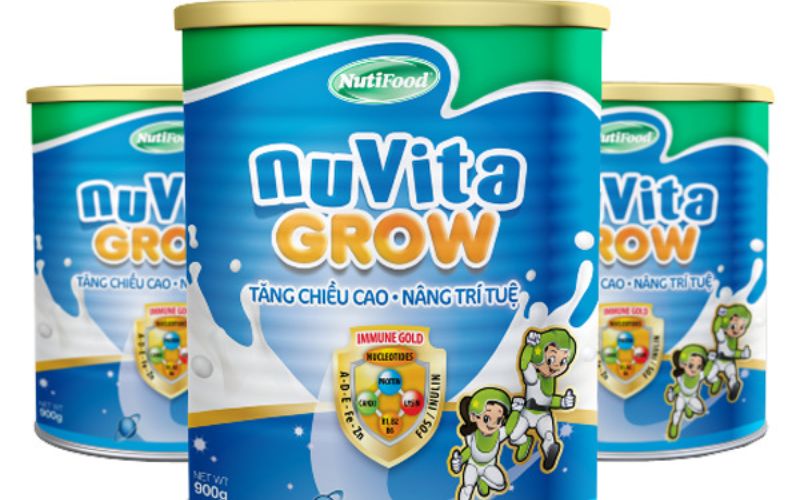 Sữa phát triển chiều cao cho bé Nuvita Grow